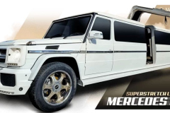 Mercedes G55 лимузина за моминско или ергенско парти